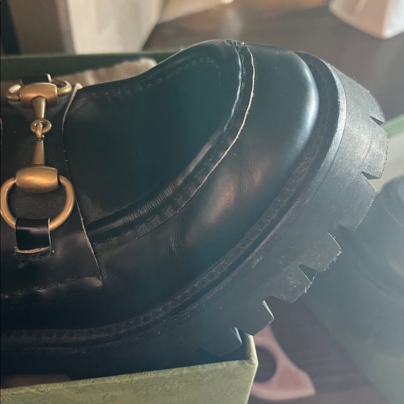 Gucci Black Rubber Sole loafers - Picture 8 of 9
